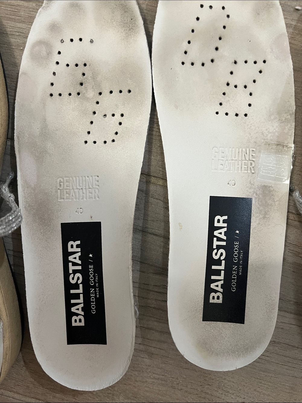 Golden Goose White Leather Ballstar Sneaker - Picture 15 of 15